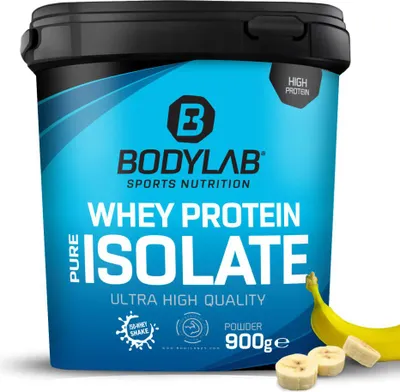 Produktbild von BODYLAB Whey Protein Isolat - 900g - Banana