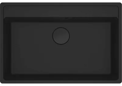 Produktbild von Franke Maris Flächenbündige Spüle Fragranitbecken MRG 210-72 A Black Matt Handbedienung ab 80 cm 135.0683.049 - inkl.