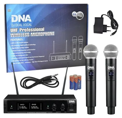 Obrázok produktu pre DNA PROFESSIONAL DNA DJ DUAL VOCAL – bezdrôtový vokálny mikrofón – Mikrofon