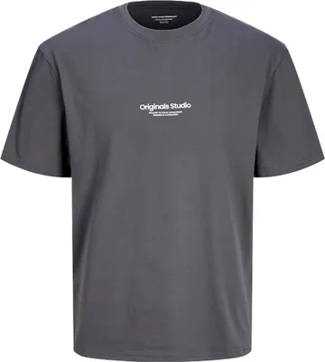 Zdjęcie produktu dla Koszulka męska Jack & Jones JORVESTERBRO TEE SS CREW NECK NOOS, szara, rozmiar XL