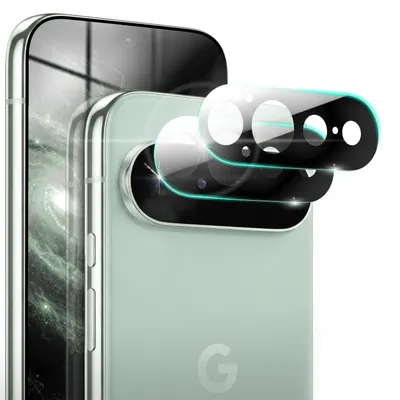 Produktbild von Kamera Glas "Focus.X2 MAX" für Google Pixel 11 Pro XL - 2x Schutzglas 9H / Ultra Klar / Anti-Reflex / Fotoecht / für Hüllen - Transparent