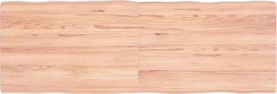 Produktbild von Tischplatte 120x40x(2-4) cm Massivholz Behandelt Baumkante