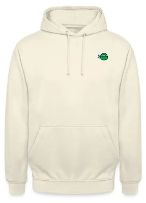 Produktbild von Spreadshirt TMNT Leonardo Stick Uni Hoodie, L, Vanille-Milchshake