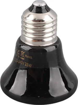 Obrázok produktu pre Keramická tepelná lampa pre plazy Mini infračervené teplo Keramická vykurovacia lampa pre jaštery Plazy 220V?240V