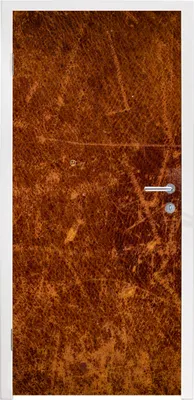Obrázok produktu pre MuchoWow® Tapety na dvere - Samolepiaca fólia na dvere - Koža - kožený vzhľad - hnedá - oranžová - 205x90x0.1cm - Plagát na dvere - Samolepiaca fólia na dvere