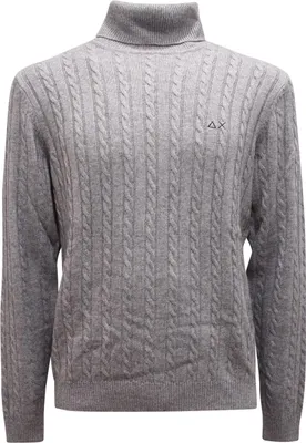 Zdjęcie produktu dla 9317Av Dolcevita Uomo Sun 68 Męski Sweter Z Golfem Z Mieszanki Wełny