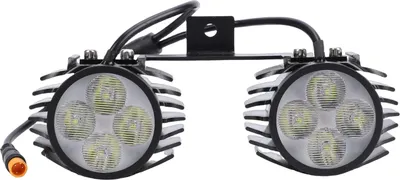 Obrázok produktu pre Elektrická kolobežka Dvojité predné svetlo vhodné pre hydroizoláciu Vysoký jas LED Elektrická lampa na riadidlách kolobežky