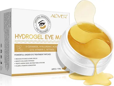 Obrázok produktu pre Hydrogelová očná maska Aliver - 60 ks