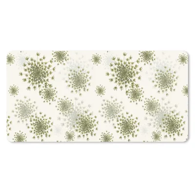 Produktbild von MuchoWow® Schreibtischunterlage Wilde Blumen - Muster - Saatgut 80x40 cm - XXL Mauspad - Gaming Mauspad