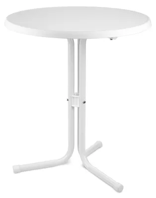 Immagine prodotto di Beautissu Tavolo alto da esterno Emma, Ø60 cm, altezza 70 cm, bianco