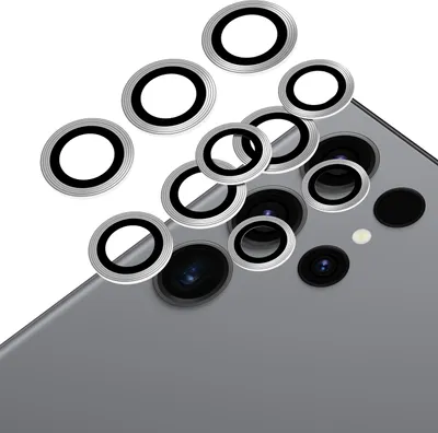 Produktbild von Schutzfolie Samsung Galaxy S23 Ultra - Panzerglas - Cazy - Silber