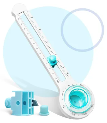 Kreisschneider, verstellbar, 8-32 cm, mit Ersatzmesser