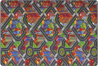 Produktbild von Primaflor Spielteppich BIG CITY - 200x300cm - Kinderteppich mit Straßen - Straßenteppich für Jungen & Mädchen