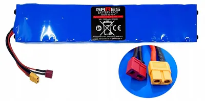 Obrázek produktu pro Gares Baterie pro elektrokoloběľku Tdean | 36V 7,0Ah | Konektor XT60 | Li-Ion akumulátor s vysokým dojezdem