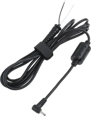 Produktbild von 2,5/0,6 19V/2,1A Netz-Winkelstecker Mit Quermontagekabel Kom0271