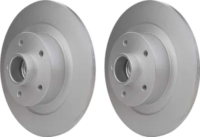 Produktbild von 2 Bremsscheiben voll Ø 62 mm 11 mm HELLA passend für RENAULT ESPACE