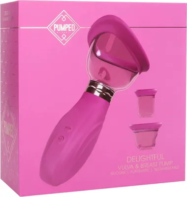 Image de Delightful - Tire-lait rechargeable pour la vulve et le sein - Rose