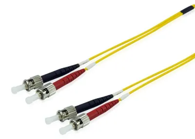 Image de Equip Câble de raccordement à fibre optique ST/ST, OS2, 1m