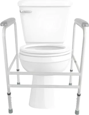 Produktbild von Famanu Toilettenstütze Höhen- und Breitenverstellbar - Sicherheitsrahmen