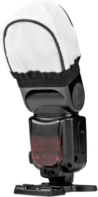 Productafbeelding van Universele stofdiffuser voor compacte flitsers - Max. Omtrek 25 cm, Zwart/Wit