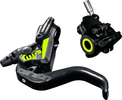 Produktbild von MAGURA MT8 SL FM, 1-Finger HC Carbon-Hebel, links/rechts verwendbar, 2.200 mm Leitungslänge, Einzelbremse, Flatmount Zange, inkl. Zubehör (VE = 1 Stück)