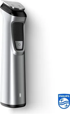 Zdjęcie produktu dla Philips MULTIGROOM Series 7000 MG7736/15 16 w 1, do twarzy, włosów i ciała, Czarny, Srebrny, Broda, Ucho, Nos, Bateria, 120 min, Wbudowana bateria, 1 h