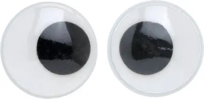 Produktbild von Wackelaugen rund zum Ankleben Ø 20 mm 10 Stück