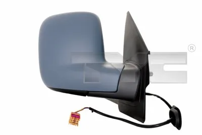 Produktbild von TYC 337-0150 Außenspiegel Seitenspiegel Links für VW Transporter V Bus (7HB, 7HJ, 7EB, 7EJ, 7EF, 7EG, 7HF, 7EC) Beheizt Asphärisch Grundiert