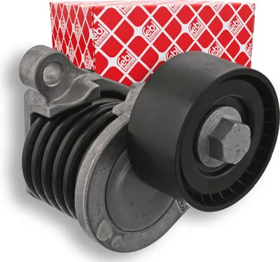 Produktbild von FEBI BILSTEIN 45554 Riemenspanner Keilrippenriemen passend für MERCEDES-BENZ C-Klasse T-modell (S205) Ø55mm Rolle