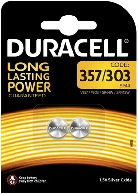 Produktbild von Duracell 357/303, Silberoxid, Button/coin, 1,5V