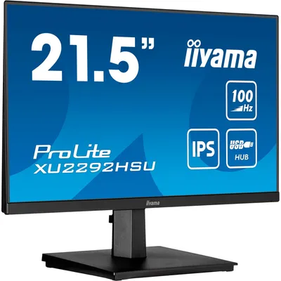 Obrázok produktu pre iiyama ProLite XU2292HSU-B6, 54,6 cm (21.5"), 1920 x 1080 px, Full HD, LED, 4 ms, Čierna