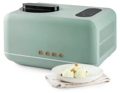 Produktbild von Eismaschine mit Kompressor - Grün - WOOD YOU - DOMO DO9307I