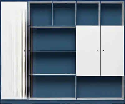 Produktbild von Aktenschrank Büroregal Büroschrank Büroregal Mehrzweckschrank Aktenregal