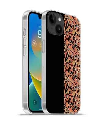 Produktbild von MuchoWow® Handyhülle Schutzhülle Hülle für Apple iPhone 14 Plus - Soft case Pantherdruck - Gold - Schwarz Silikon Softcase Handy Hülle - Abbildung