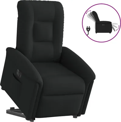 Produktbild von Relaxsessel mit Aufstehhilfe Elektrisch Schwarz Stoff