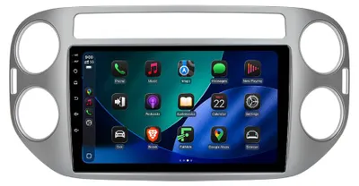 Image de Radio Android 128 Go pour VW Tiguan 2007-2016 Carplay Navigation Commandes au volant Bluetooth RDS WIFI DSP GPS DAB+