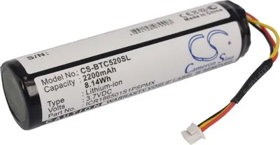 Produktbild von TECHTEK Akku Kompatibel mit [Blaupunkt] Lucca 5.2, Travelpilot Lucca Ersetzt 7612201334, für ICR186501S1PSPMX, für SDI1865L2401S1PMXZ