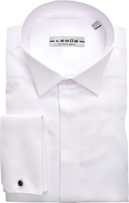 Produktbild von Smokinghemd Ledub weiß Modern Fit Vatermörder
