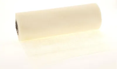 Produktbild von 20m Vlies Tischband B23cm Tischläufer Tischdeko Hochzeit Kommunion Konfirmation, Farbe:creme