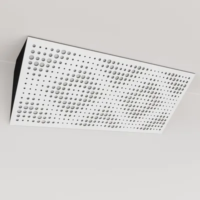 Zdjęcie produktu dla Zestaw 2 sztuk – wąska narożna pułapka basowa z aksamitem | 23 x 50 x 10 cm | Odbicie – izolacja akustyczna | [REBAT (Horizont) – biały | biały]
