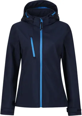 Produktbild von Regatta Professional Baumwolle Classics-36.A702 Damen Softshelljacke Gr. M navy/french blue