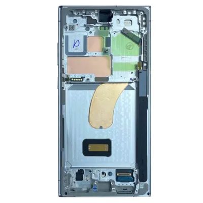 Produktbild von Samsung, LCD Bildschirm Original Touchscreen + Gehäuse – Sky Blue für Samsung S23 Ultra, Hellblau
