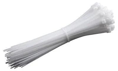 Zdjęcie produktu dla Opaski kablowe nylonowe czarne do kabli i przewodów zestaw 100 szt