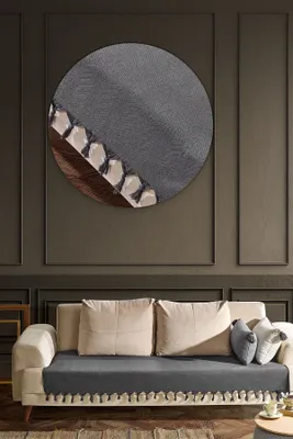 Produktbild von L'Essentiel Linge de Maison, Asya - Anthracite, Sofabezug, 70 % BAUMWOLLE / 30 % POLYESTER, Anthrazit,  115 x 200 cm