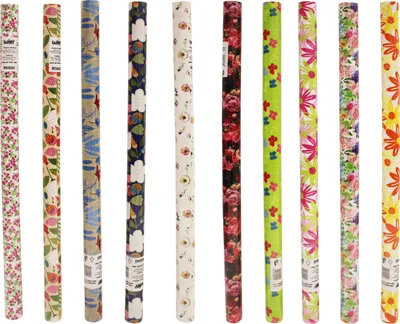 Produktbild von Geschenkpapier 0,7 x 2 m Blumen