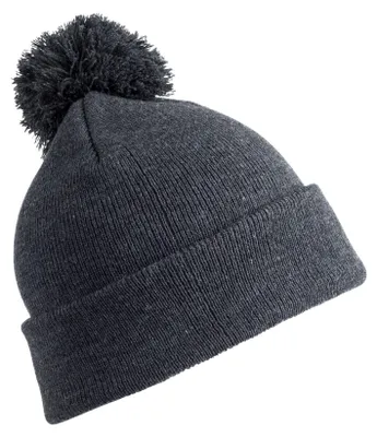 Obrázek produktu pro Výsledek – Čepice „Winter Essentials“ s bambulí pro děti FK1381 (jednotná velikost) (šedá)