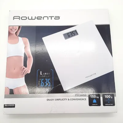 Produktbild von Rowenta Waage Haushalt Digitalwaage Premiss Großes Display Kapazität 150 kg Ultra