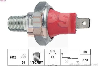 Produktbild von EPS 1.800.027 Öldruckschalter Öldrucksensor für JAGUAR XJ für SAAB 900 I Combi Coupe für ROVER MINI für INNOCENTI Mini Schrägheck für AUSTIN