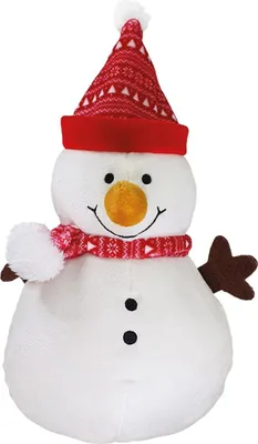 Produktbild von Nobby Hundespielzeug Xmas Schneemann weiß