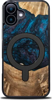 Produktbild von Holzhülle für iPhone 17, Bewood Unique Planets Neptun für MagSafe